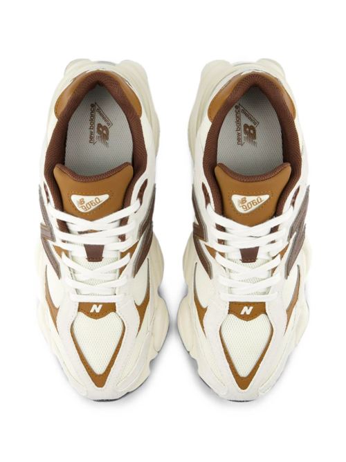 Scarpe unisex New Balance 9060 panna e cuoio NEW BALANCE | U90603EG